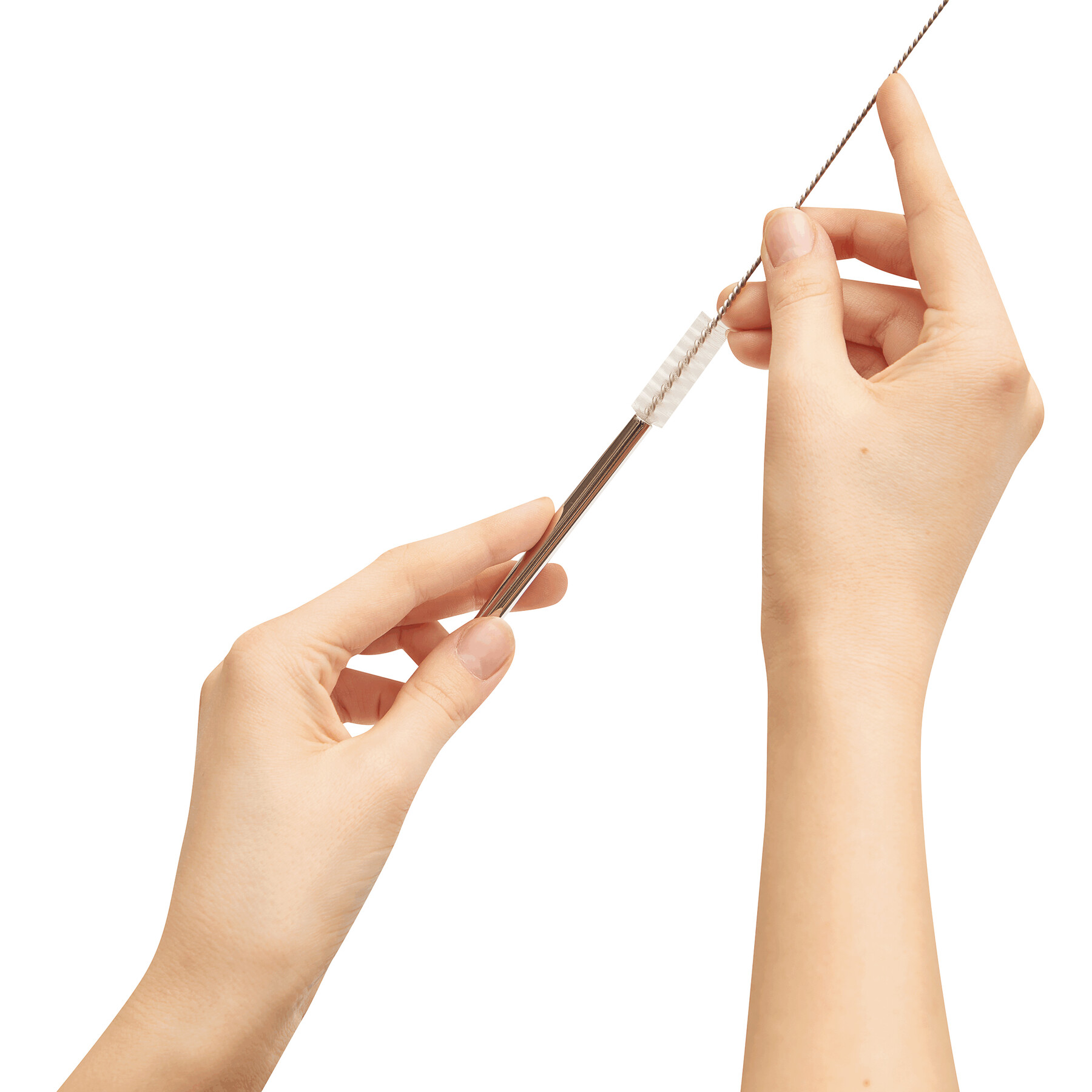 Edelstahl-Strohhalm DRINK ELEGANT, silber