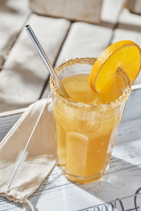 Edelstahl-Strohhalm DRINK ELEGANT, silber