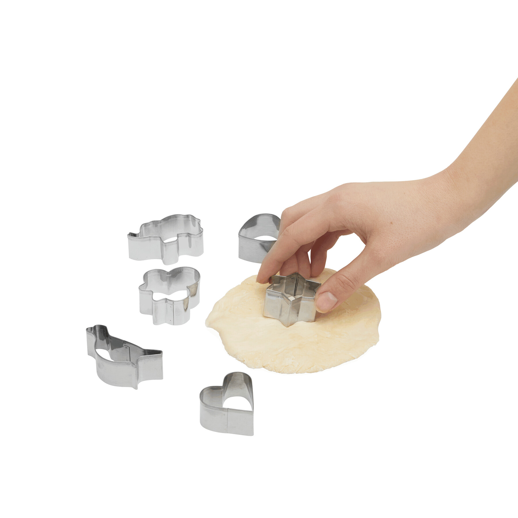 Ausstechförmchen-Set COOKIE BOX, silber