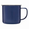 Emaille Becher RETRO CUP, blau, weiß