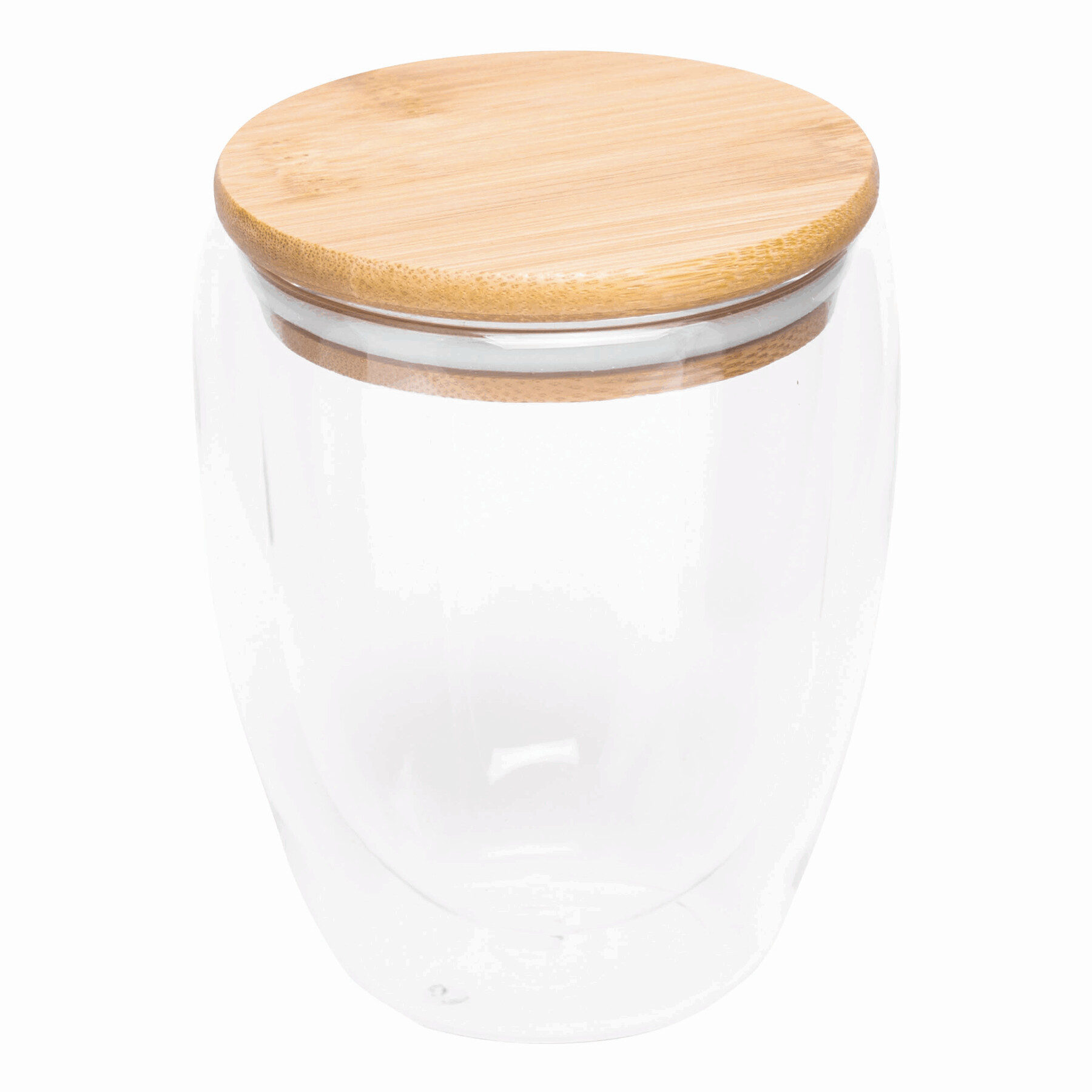 Glas BAMBOO ART M, Füllmenge ca. 350 ml, braun, transparent