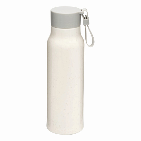 Glas-Trinkflasche ECO DRINK mit Ummantelung, beige