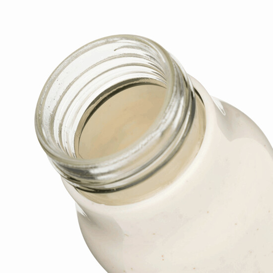 Glas-Trinkflasche ECO DRINK mit Ummantelung, beige