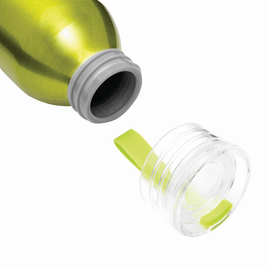 Aluminium Trinkflasche LOOPED, apfelgrün