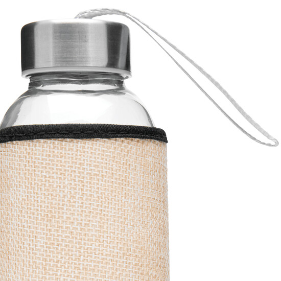 Glas-Trinkflasche TAKE JUTY, natur