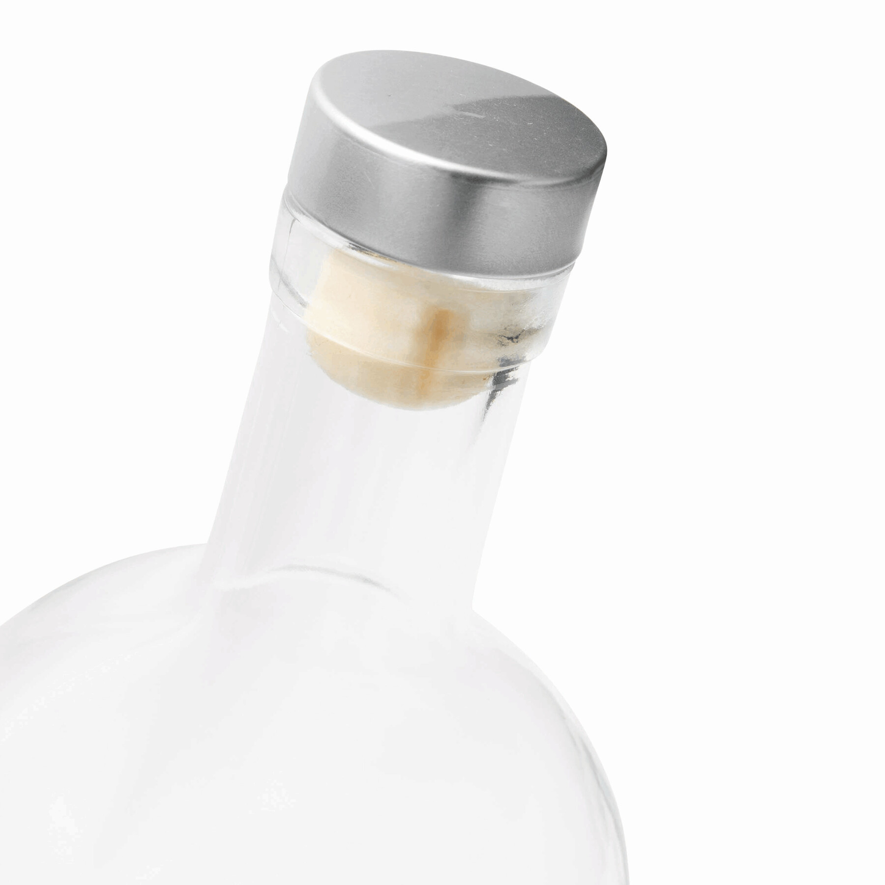 Glas-Trinkflasche PEARLY, transparent