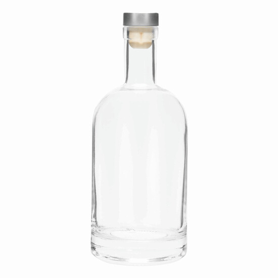 Glas-Trinkflasche PEARLY, transparent