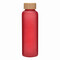 Glas-Flasche TAKE FROSTY, rot