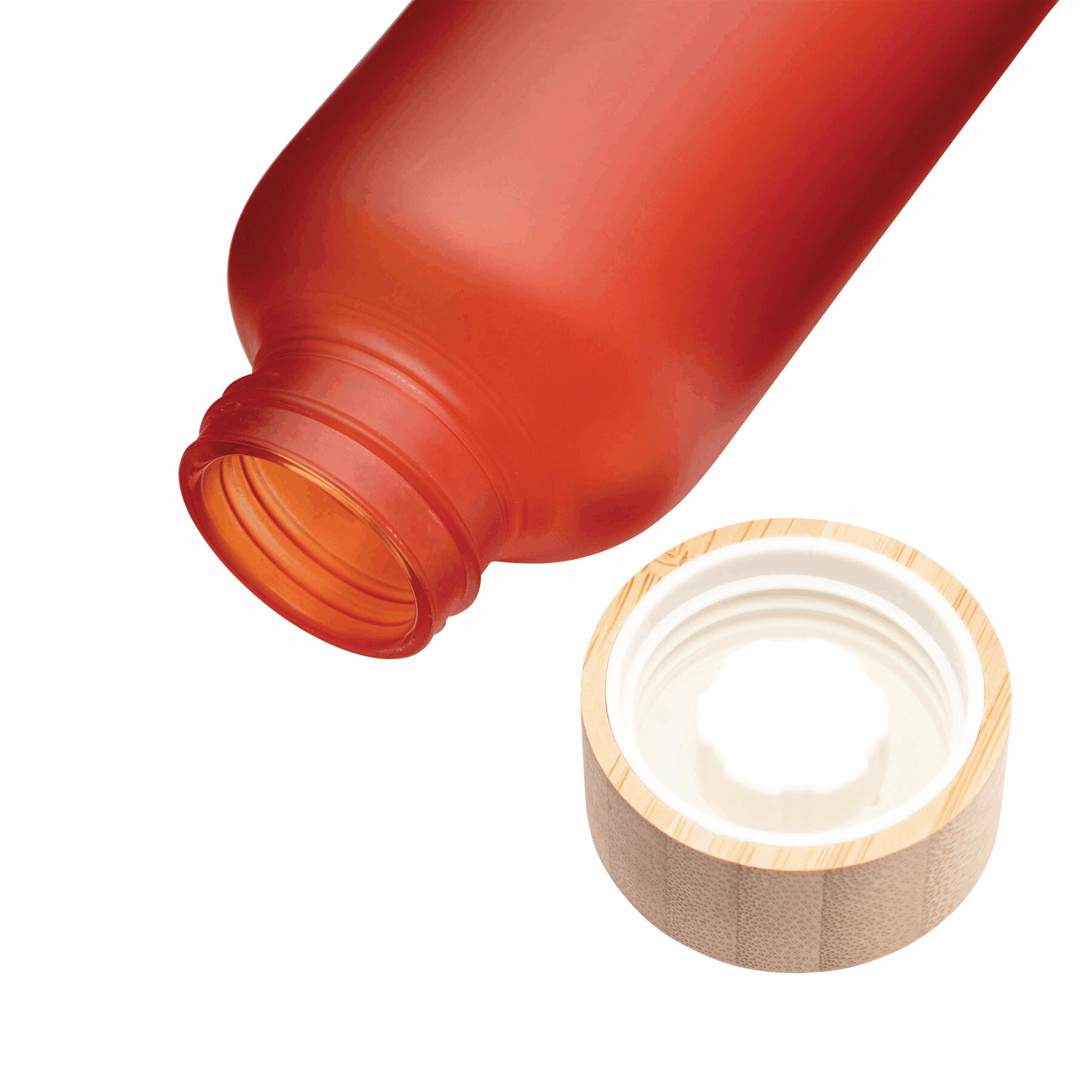 Glas-Flasche TAKE FROSTY, orange