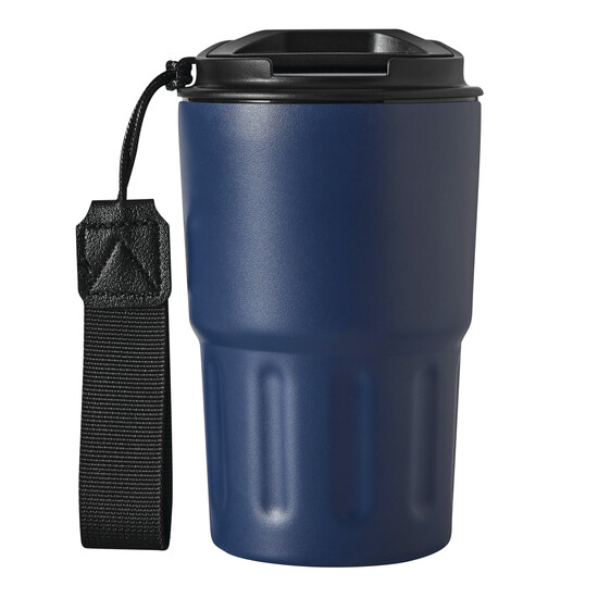 Vakuum-Trinkbecher TRAVEL MUG, marineblau