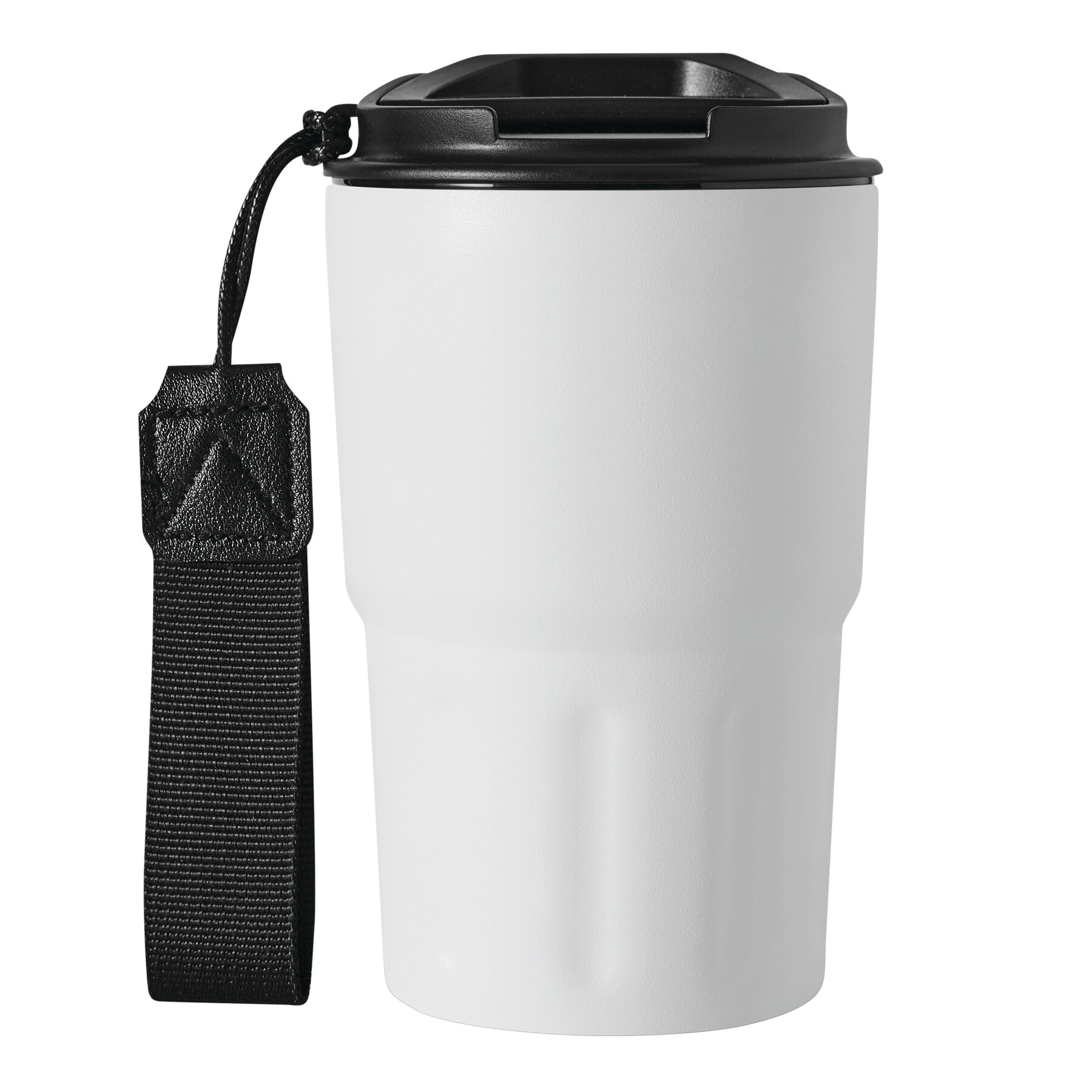 Vakuum-Trinkbecher TRAVEL MUG, weiß