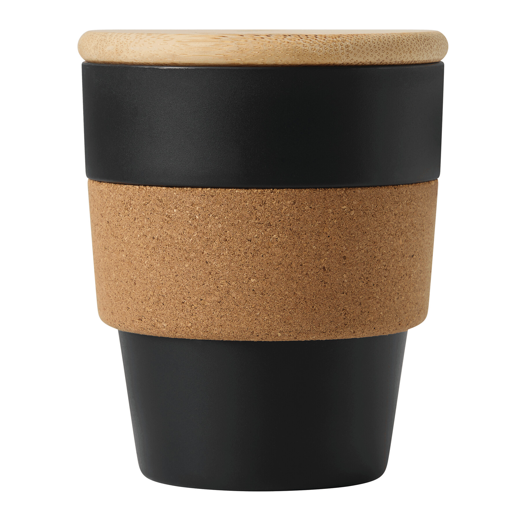 Trinkbecher TRAVEL GRIP, schwarz