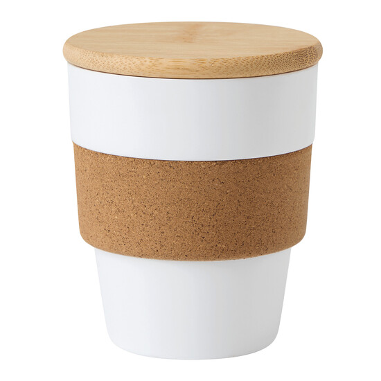 Trinkbecher TRAVEL GRIP, weiß