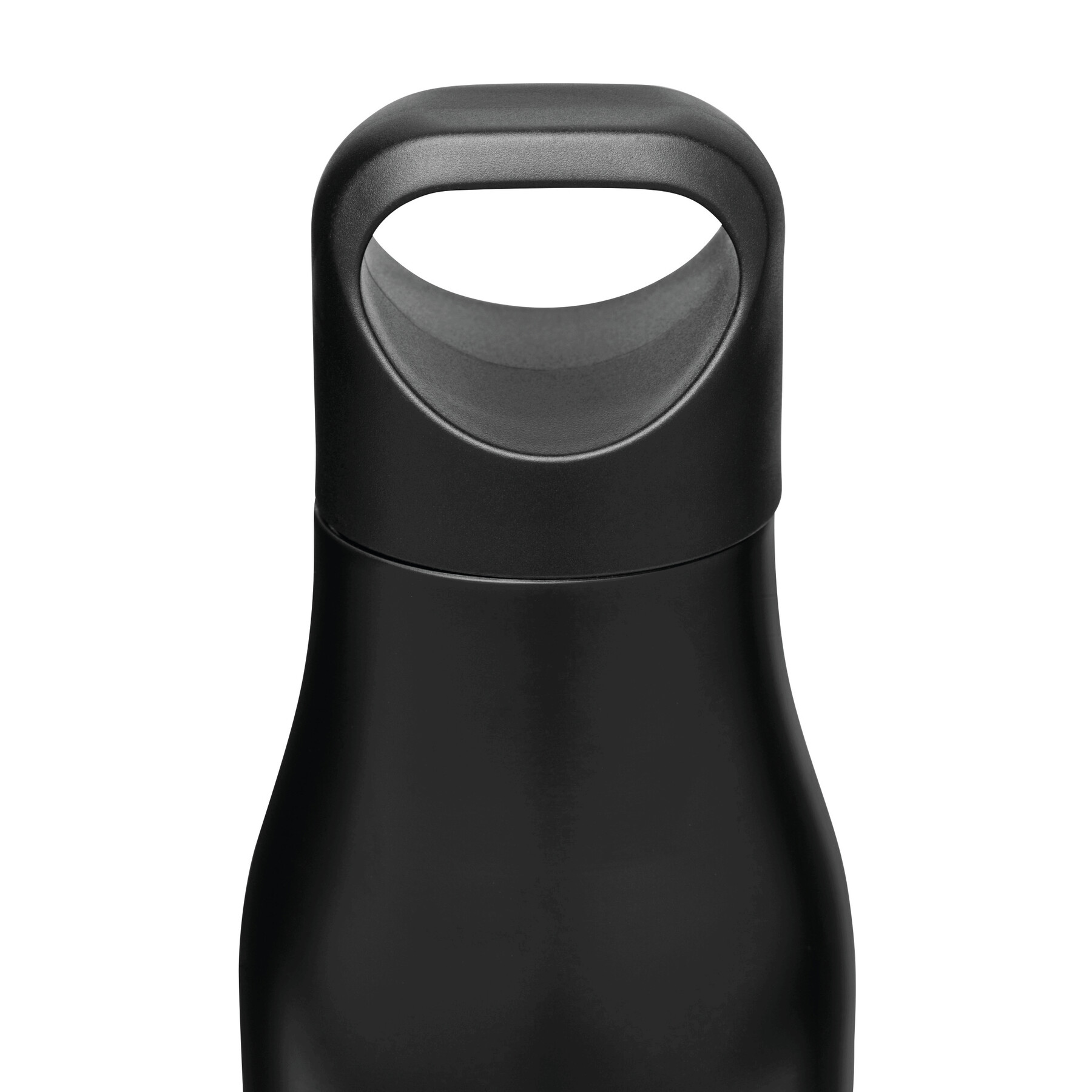 Vakuum-Trinkflasche BAMBOO LEGEND, schwarz