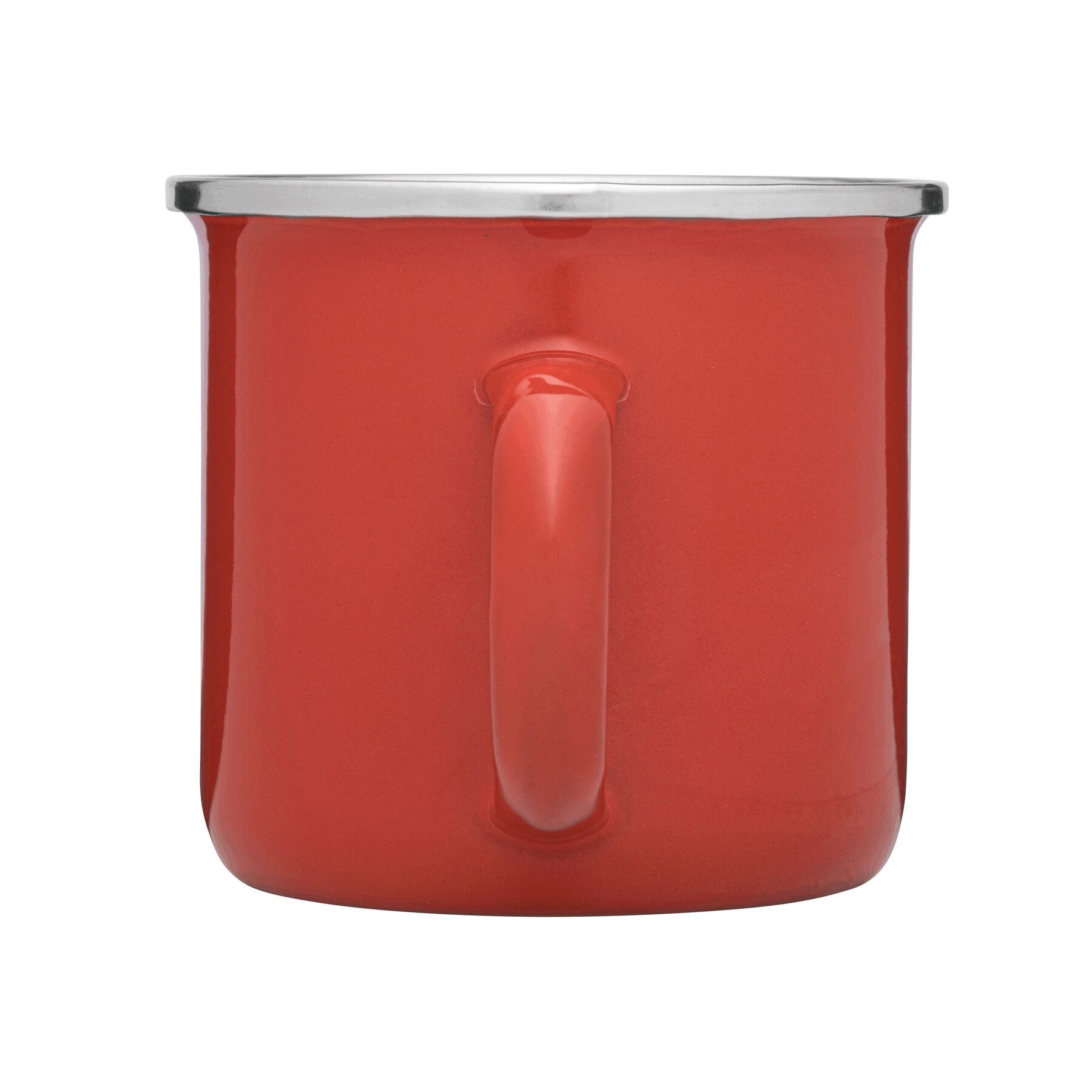 Emaille-Trinkbecher VINTAGE CUP, rot