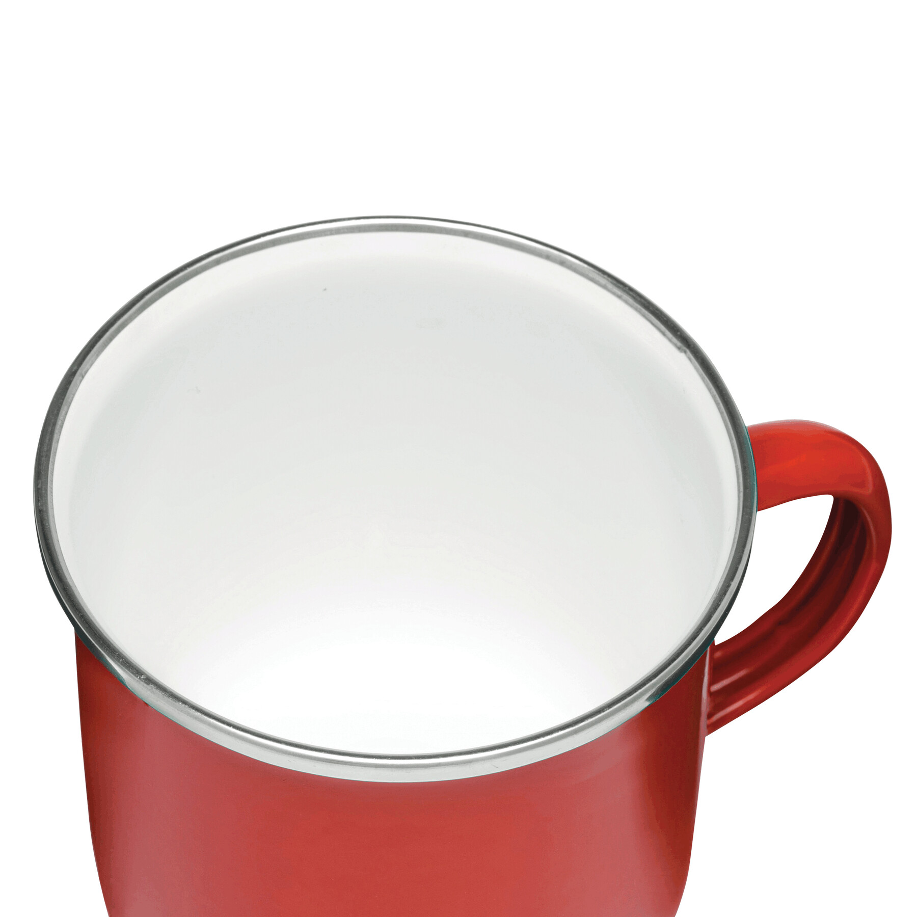 Emaille-Trinkbecher VINTAGE CUP, rot
