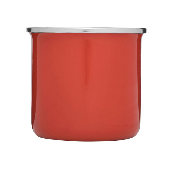 Emaille-Trinkbecher VINTAGE CUP, rot