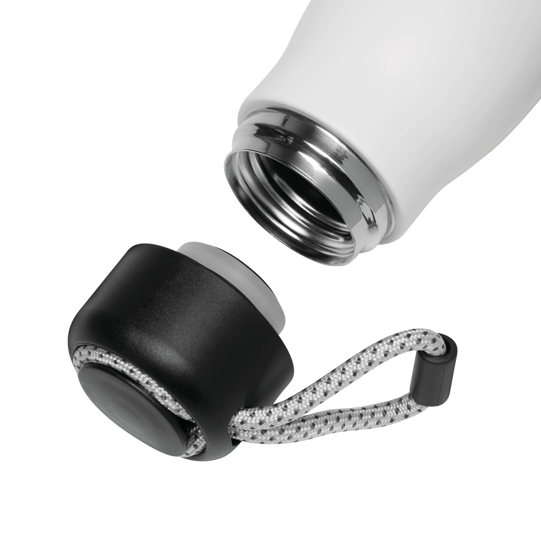 Vakuum-Isolierflasche ROBUSTA, weiß