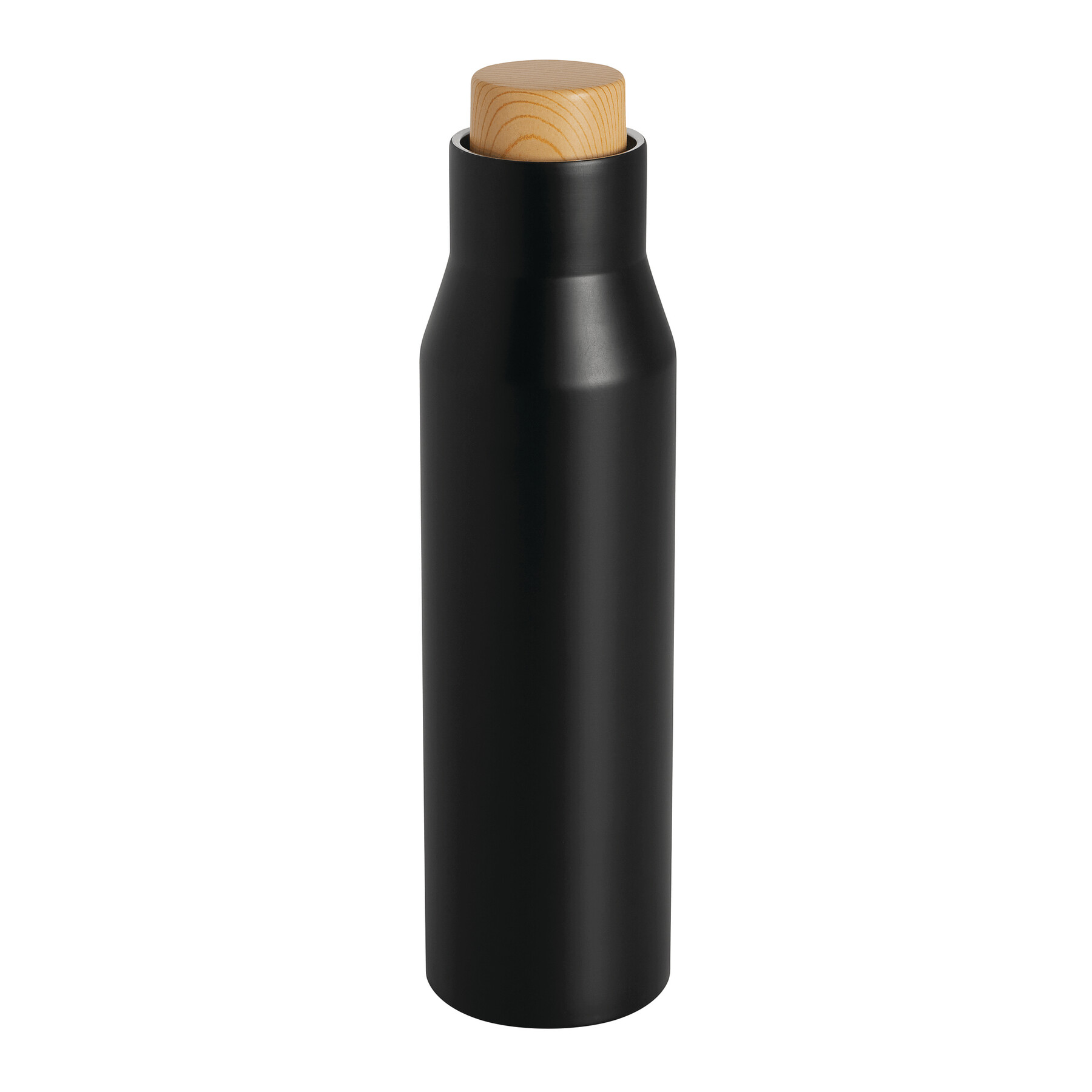 Vakuum-Isolierflasche DRINK NOBLY, schwarz