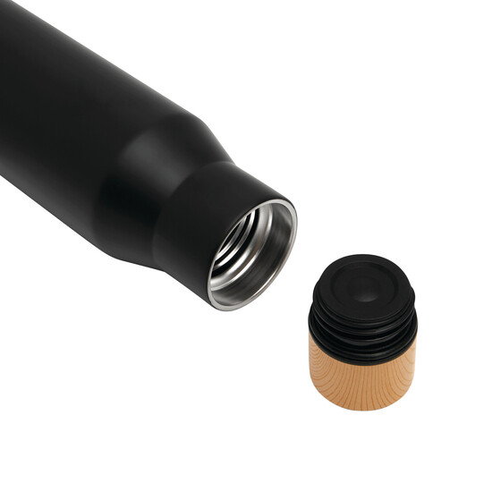 Vakuum-Isolierflasche DRINK NOBLY, schwarz