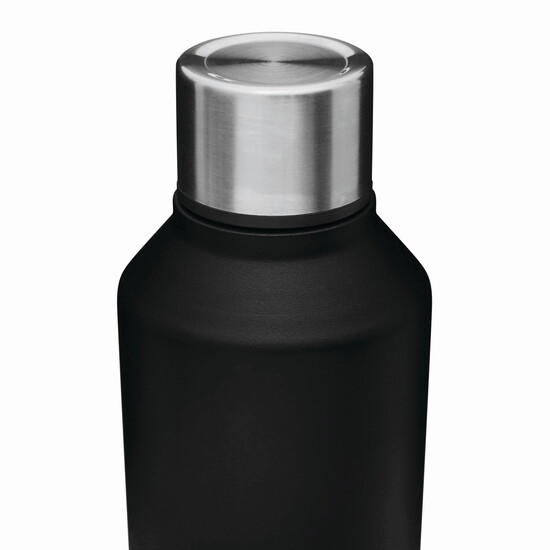 Vakuum-Trinkflasche RICH FLAVOUR, schwarz