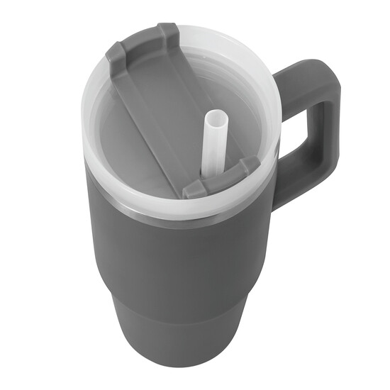 Vakuum-Isolierbecher DRINK DELUXE, grau