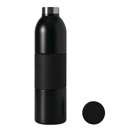 Vakuum-Isolierflasche VACUGRIP, schwarz