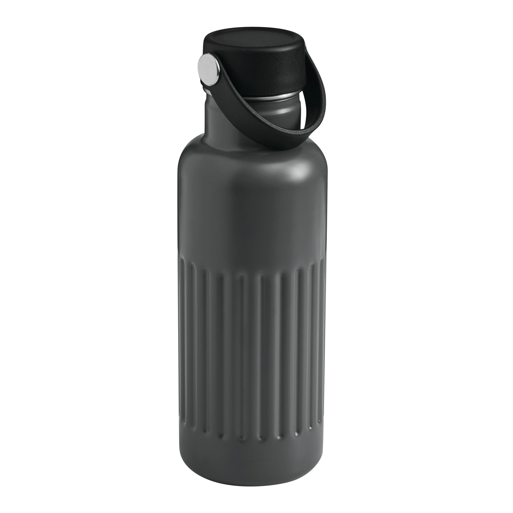 Vakuum-Isolierflasche WAVE TRAIL, grau