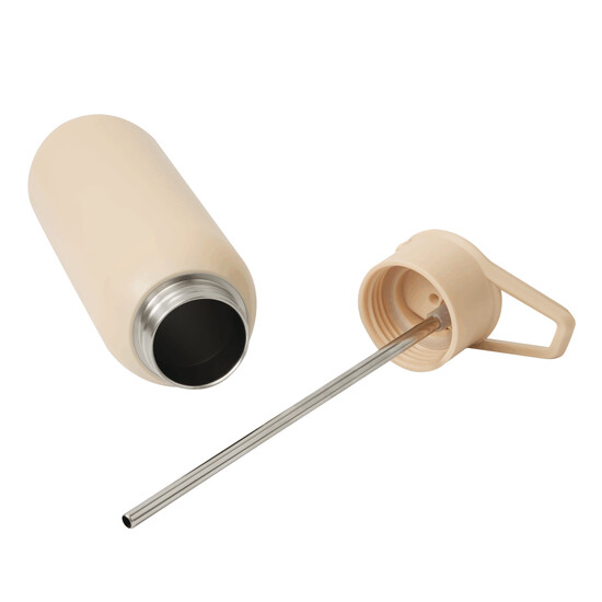 Vakuum-Isolierflasche TREKSTEEL, beige