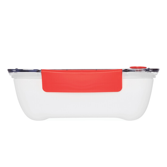 Lunchbox DELICIOUS, rot, weiß