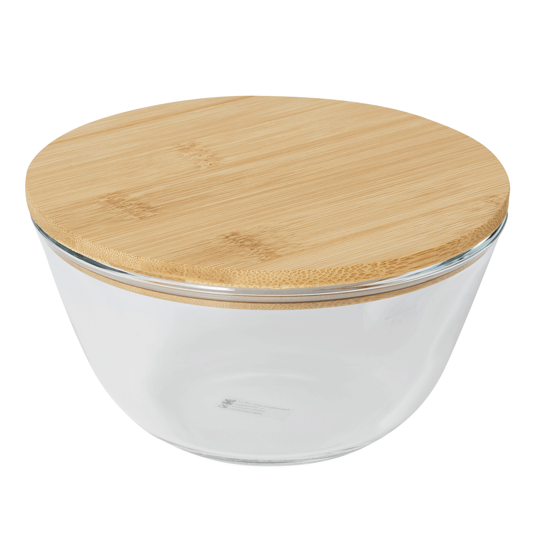 Glasschüssel FRESH LUNCH, braun, transparent