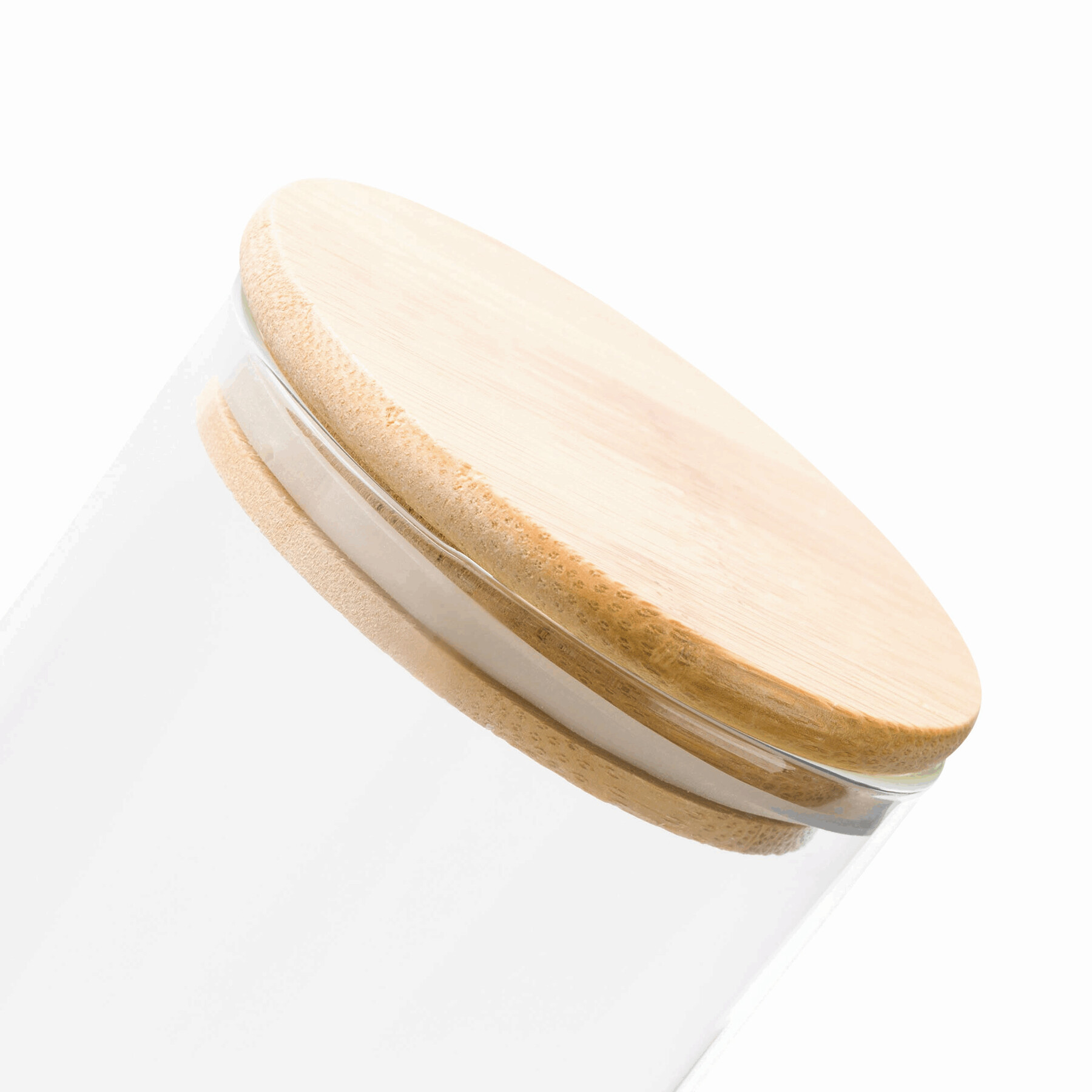 Glas-Vorratsdose ECO STORAGE L, Füllmenge ca. 850 ml, braun, transparent