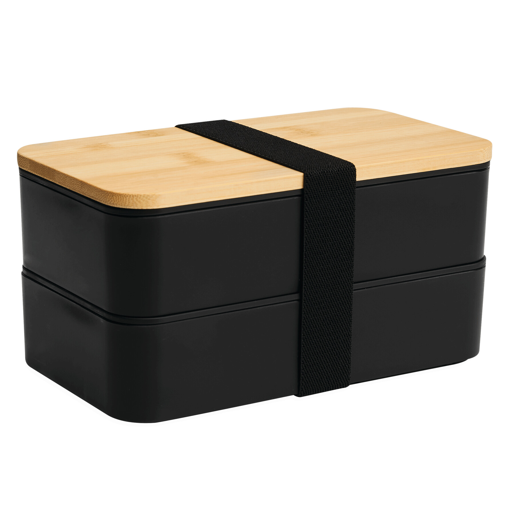Lunchbox DOUBLE LEVEL, schwarz