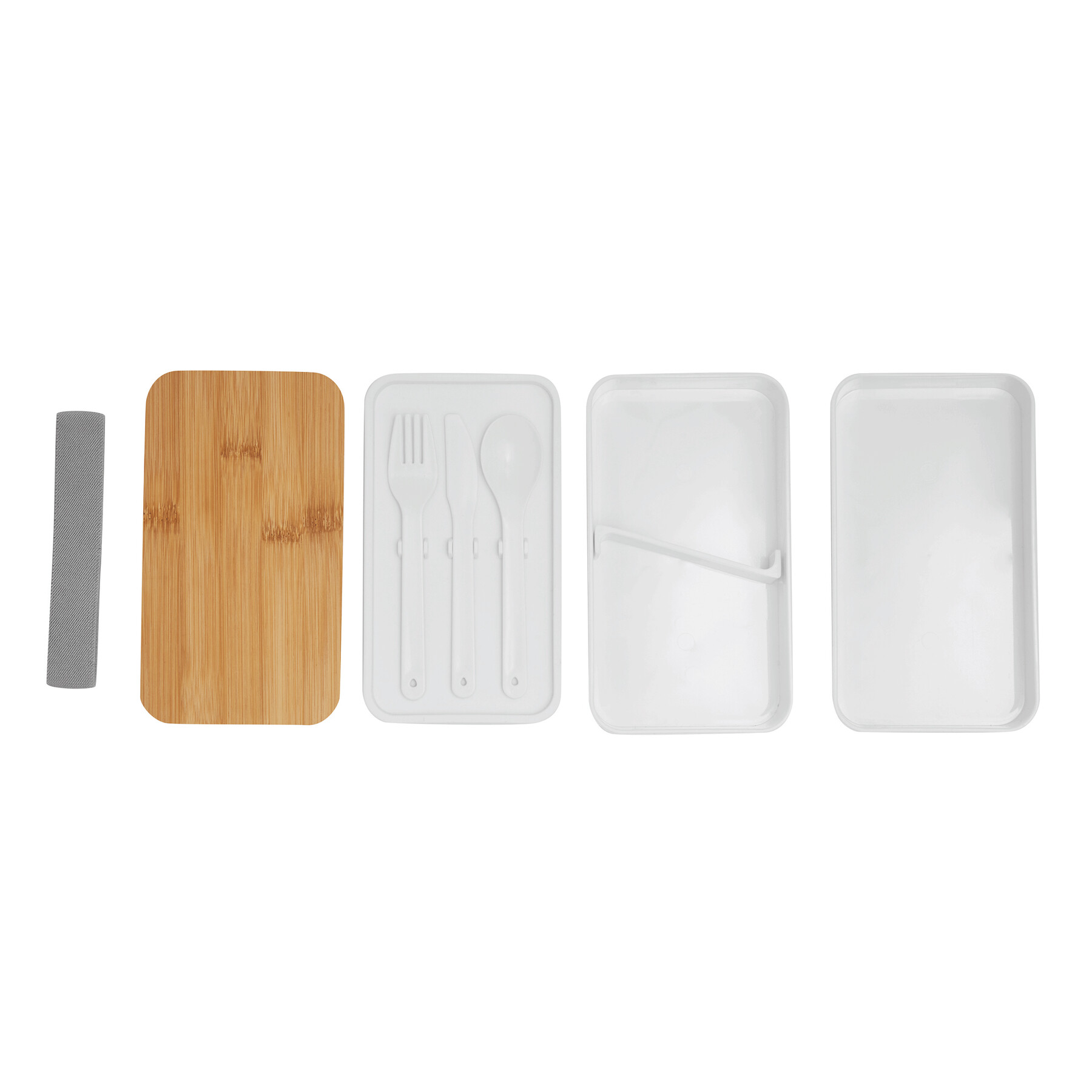 Lunchbox DOUBLE LEVEL, weiß