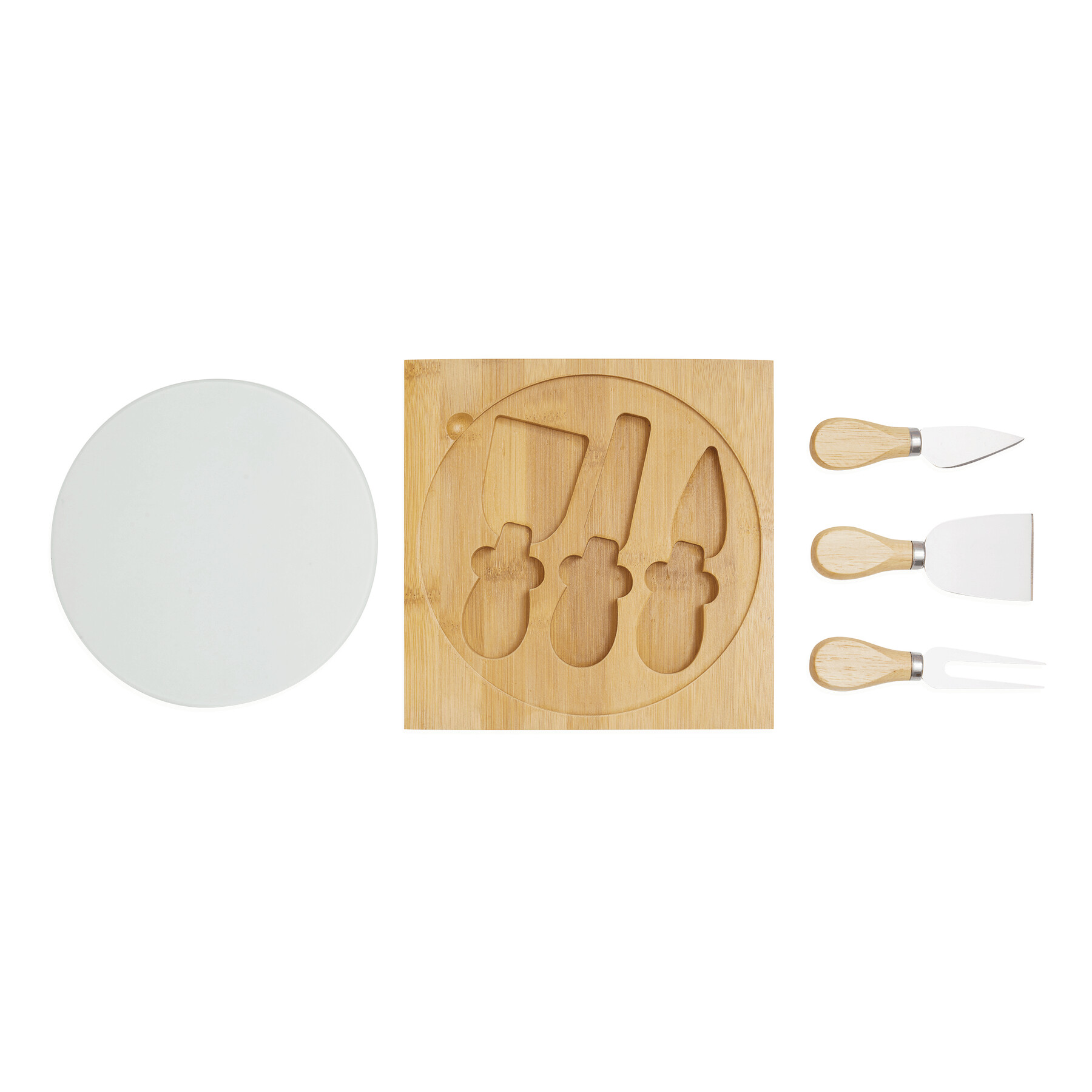 Käse-Messerset ORBITY, braun