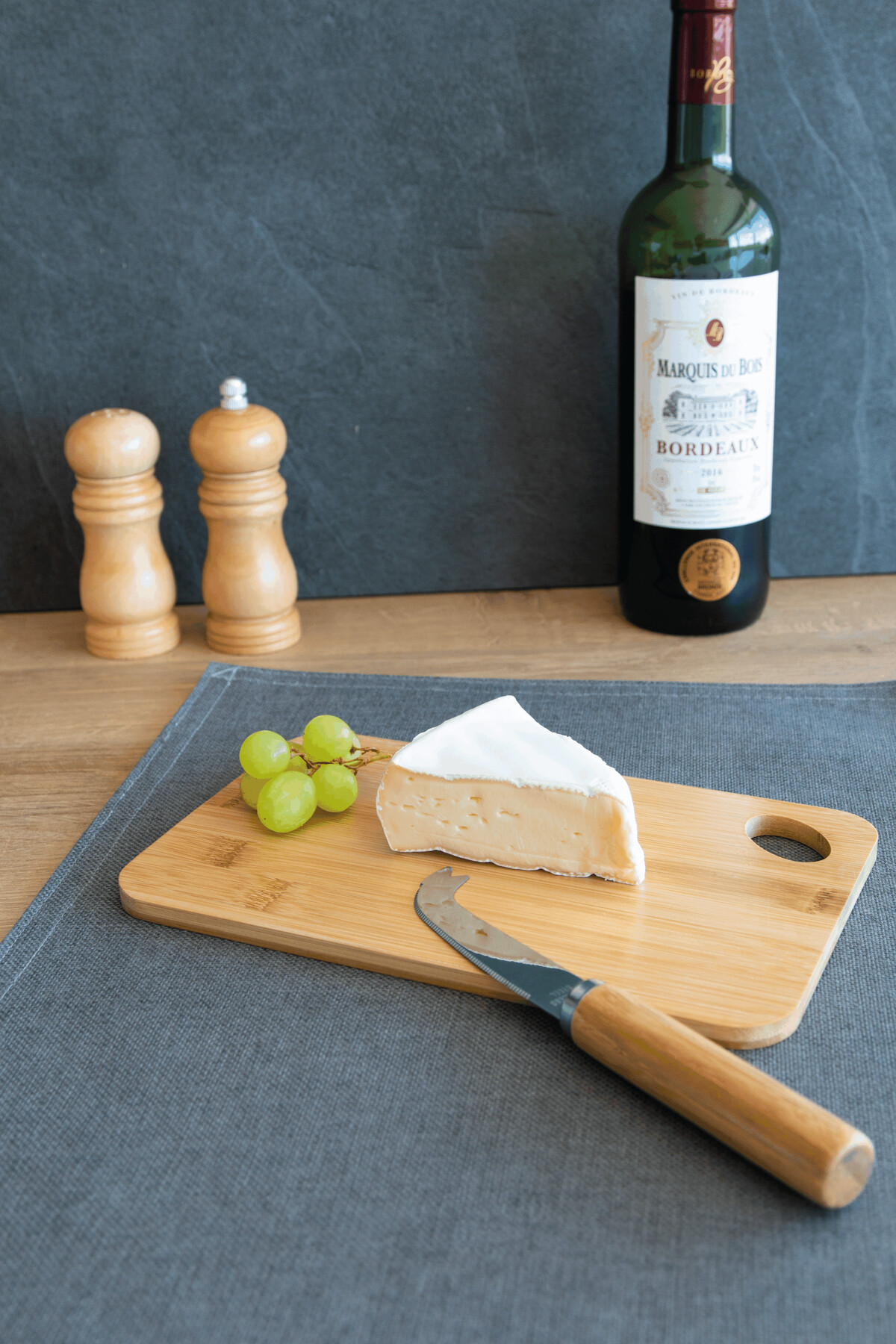 Käseset BAMBOO CHEESY, braun