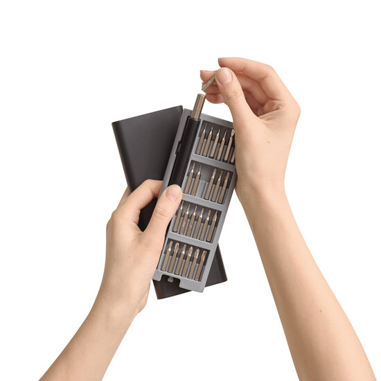 Schraubendreher-Set BIT PRECISION, 26-teilig, schwarz