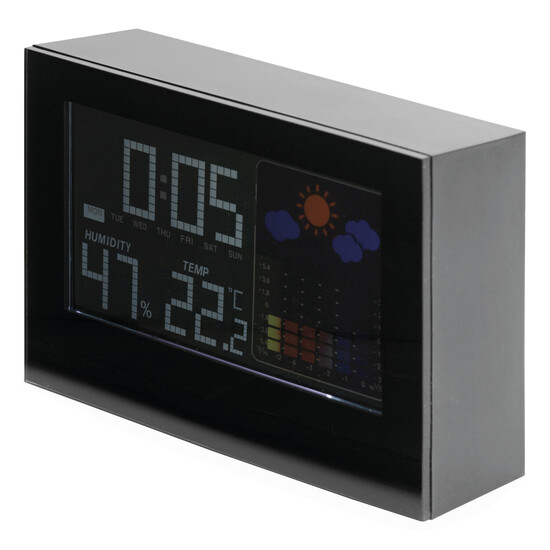 Tischuhr COLOUR, schwarz