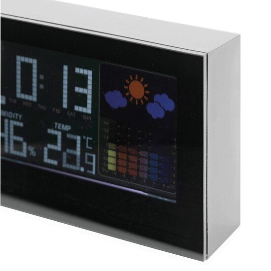 Tischuhr COLOUR, schwarz