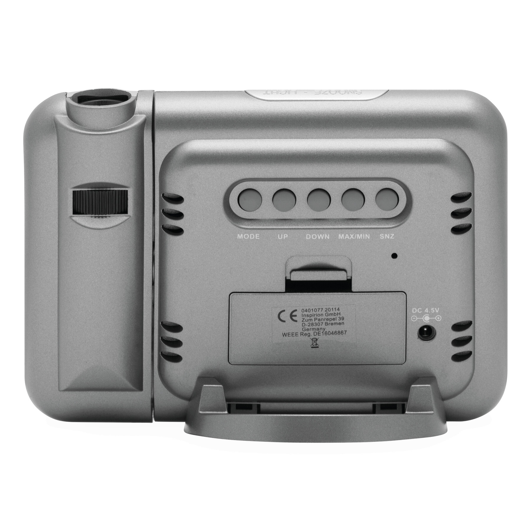 Projektionsuhr COLOUR PRO, schwarz