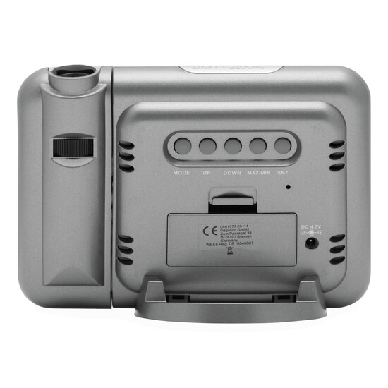 Projektionsuhr COLOUR PRO, schwarz