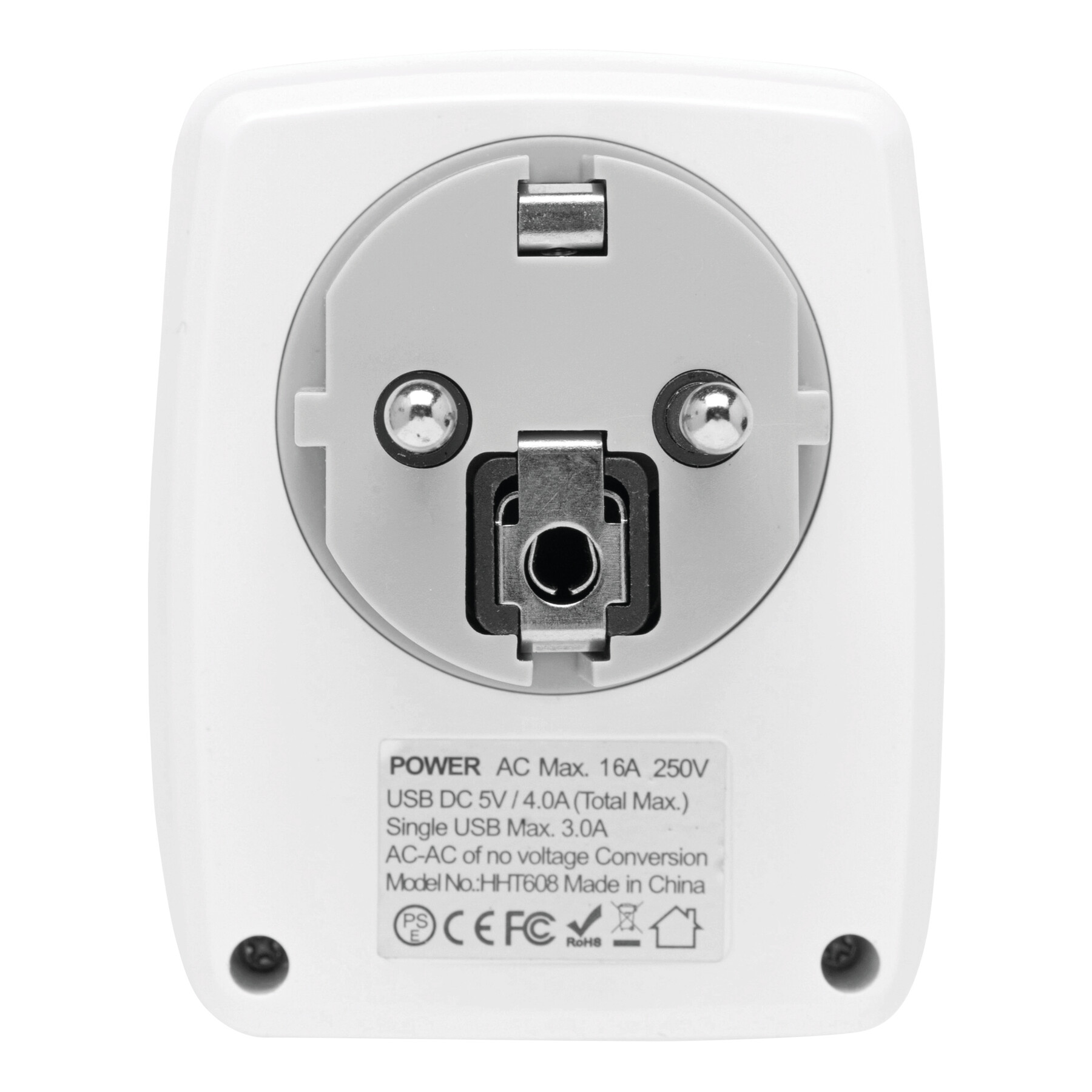 USB-Adapter-Stecker-Netzteil ENDLESS POWER PRO, weiß