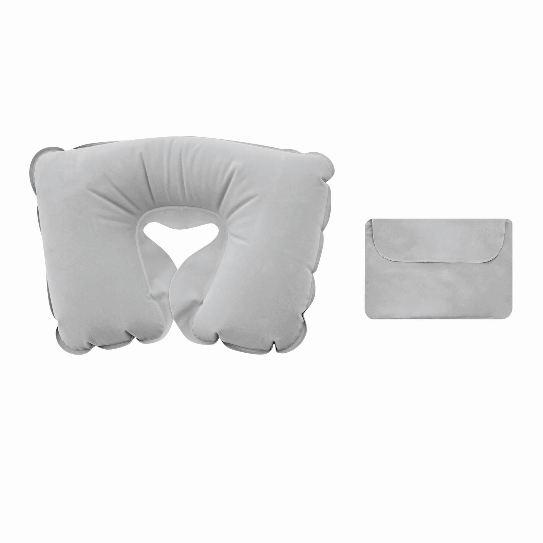 Aufblasbare Nackenstütze COMFORTABLE, grau