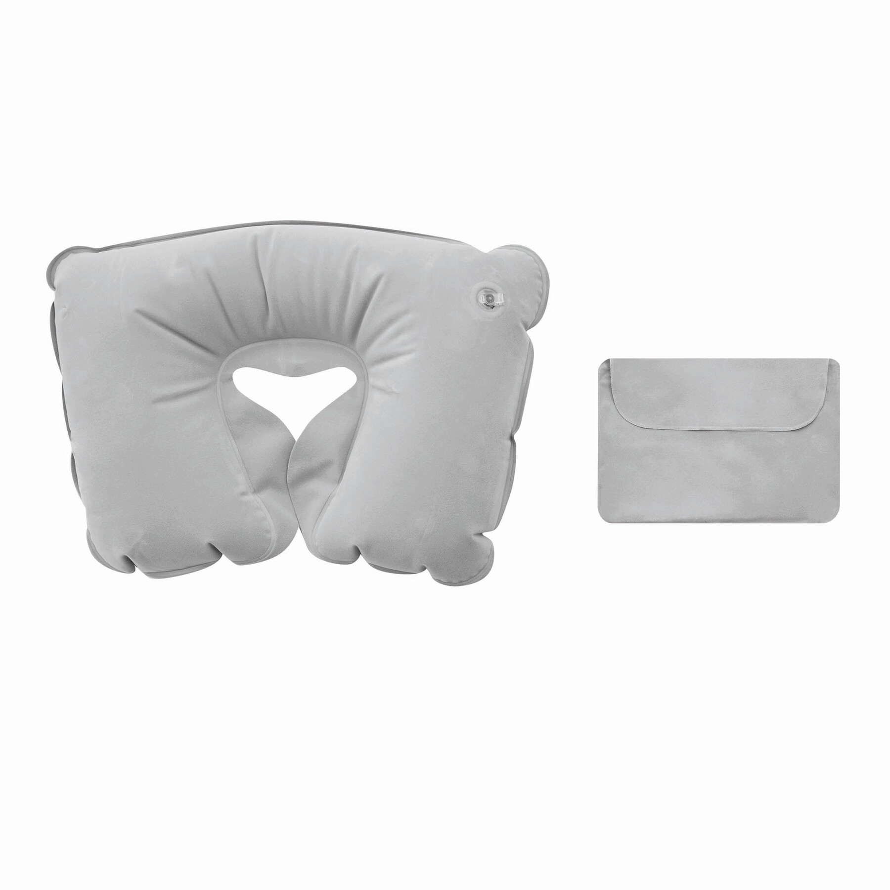 Aufblasbare Nackenstütze COMFORTABLE, grau