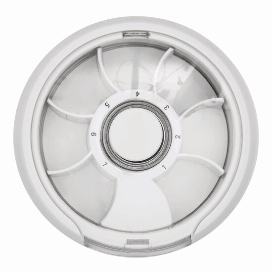 Tablettendose DAY BY DAY, weiß