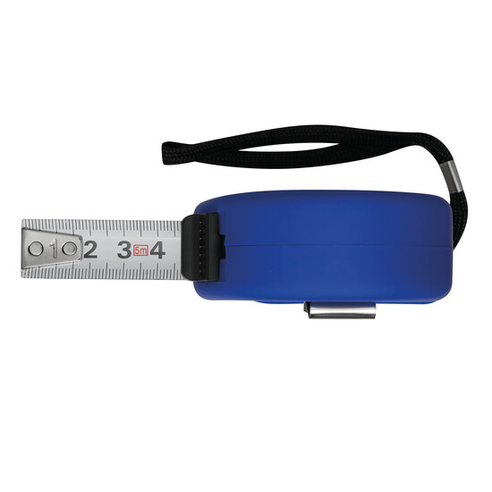 Maßband WORKER, 5m, blau, silber