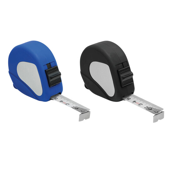 Maßband WORKER, 5m, schwarz, silber