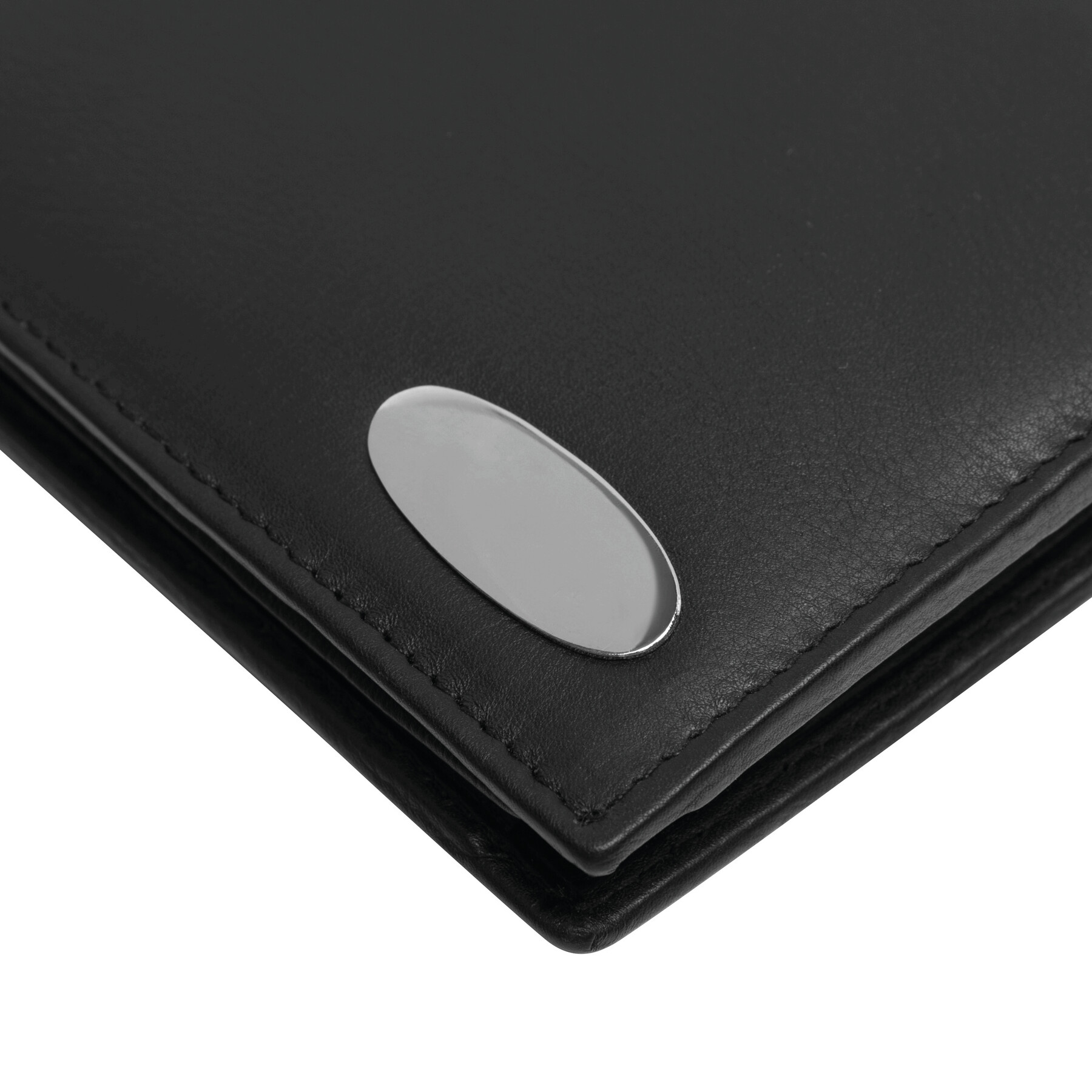 Echtleder-Geldbörse DAX, schwarz