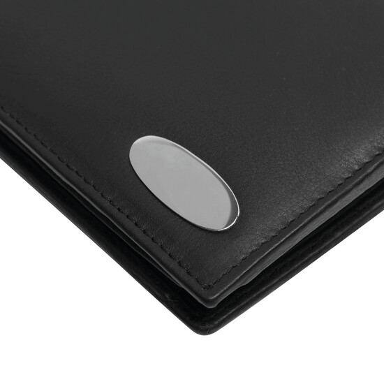 Echtleder-Geldbörse DAX, schwarz