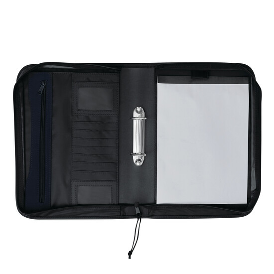 2-Ring-Dokumentenmappe AVANTI RING im DIN-A4-Format, blau, schwarz